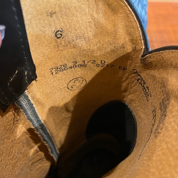 Men’s TONY LAMA WESTERN BOOTS, black stallion leather, 7920, size 9-1/2 D - Picture 12 of 12